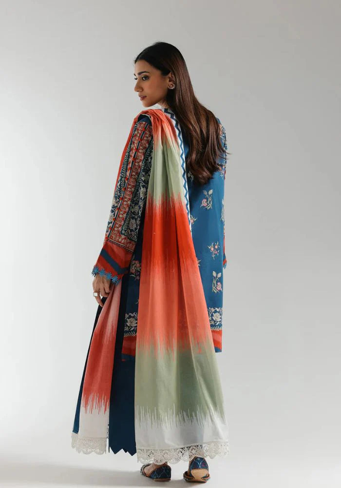 Ethnic - Unstitched 3PC Lawn Digital Printed Suit - USME-012074 - RTS