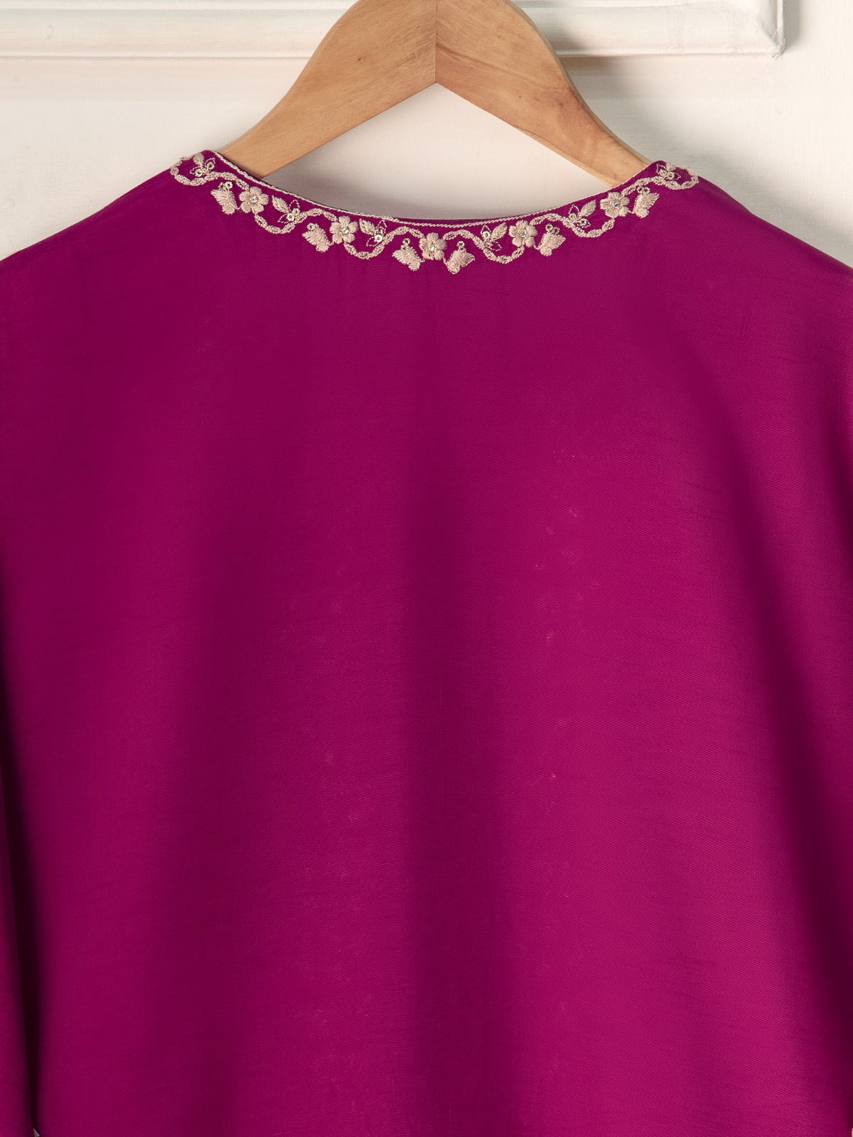 2 Piece- Pure Korean Silk Embroidered Suit S110970