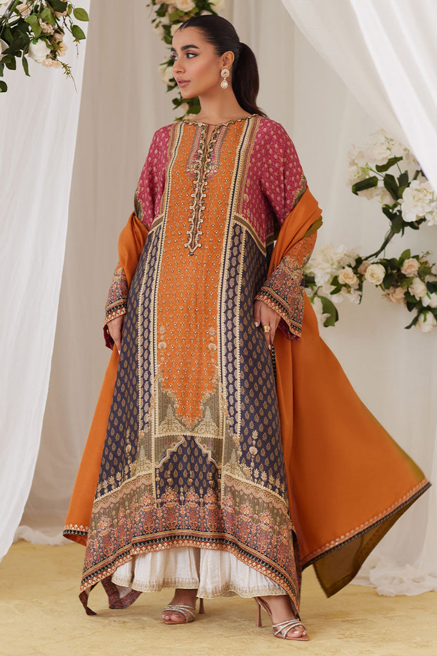 Lea Fall'24 - Oceea Printed Shirt And Dupatta