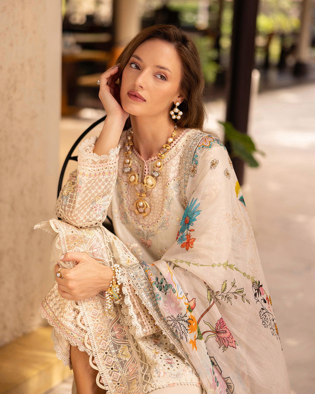Zinnia Luxury Lawn '25 - Delilah