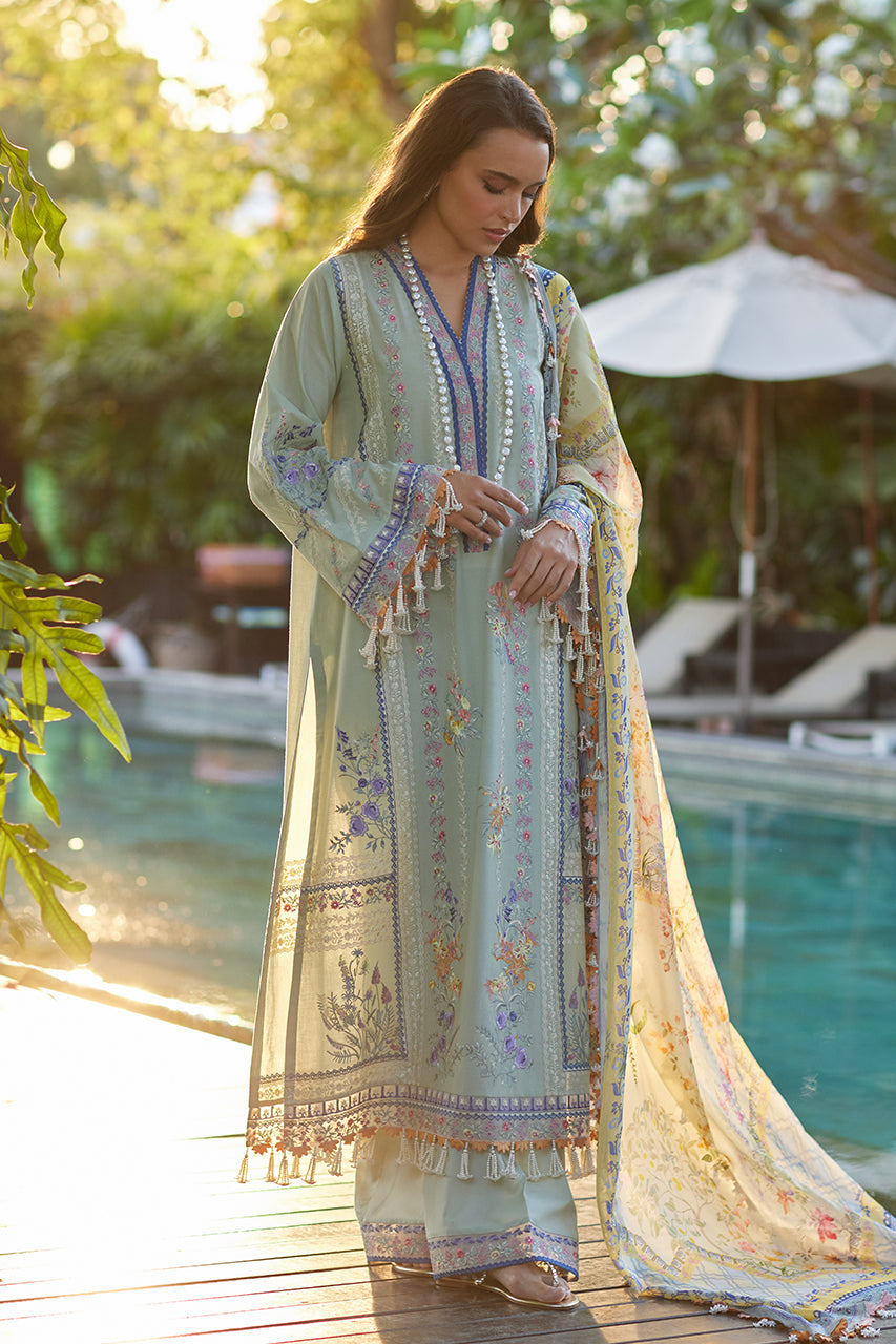 Luxury Lawn '25 - Mint Whispers