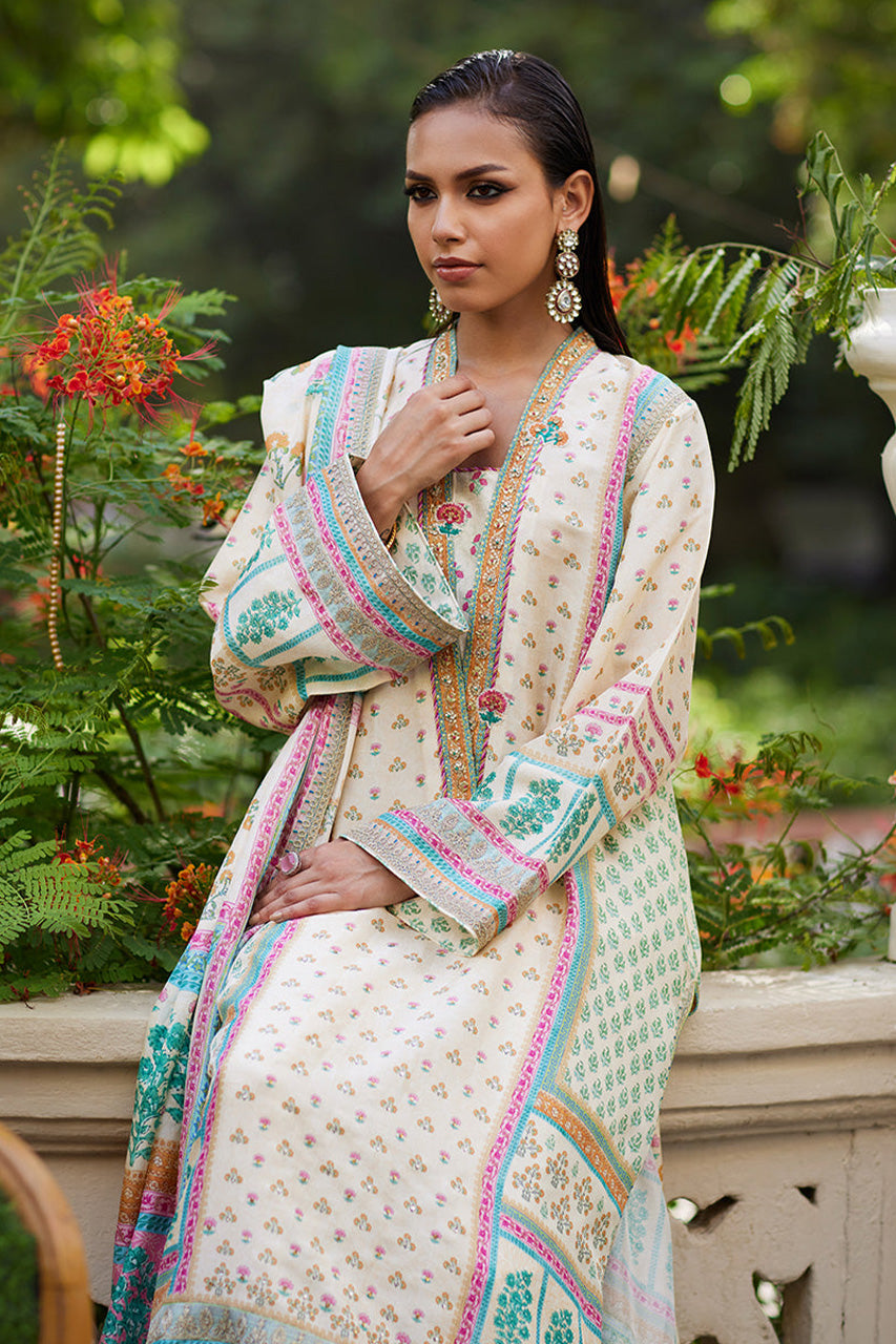 Mayna festive'24 - Nural Ivory Kurta And Dupatta (RTS) photo 6