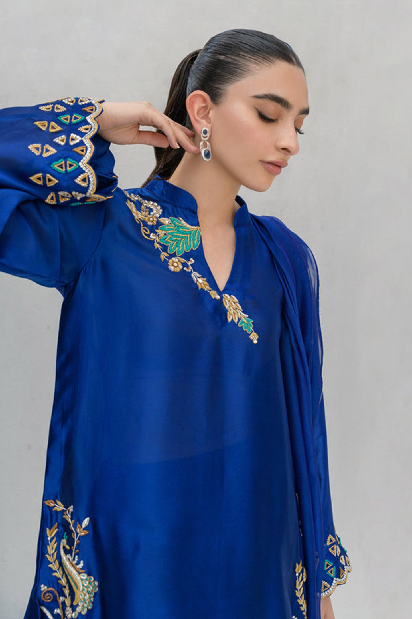 Freya,Festive Wear'24-Ocean Blue