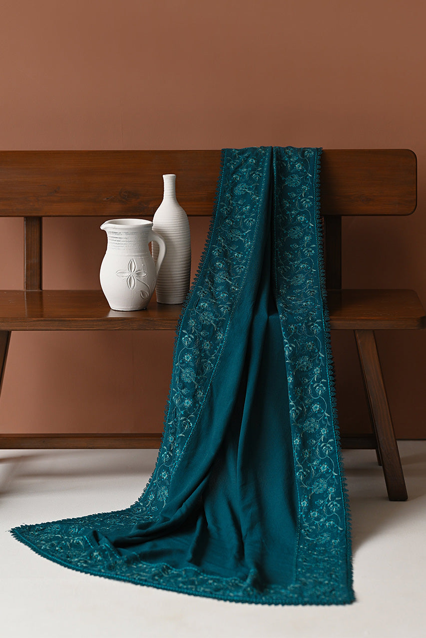 KARANDI'24-TEAL LUXURY EMBROIDERED KARANDI SET (NEL-24625) (RTS)