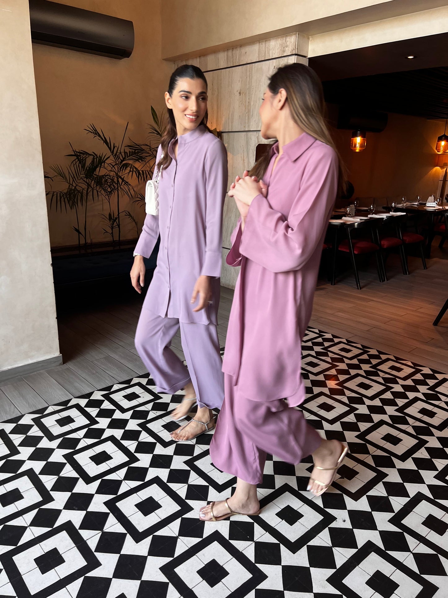 Lavender Oak Tunic with Tulip Pants