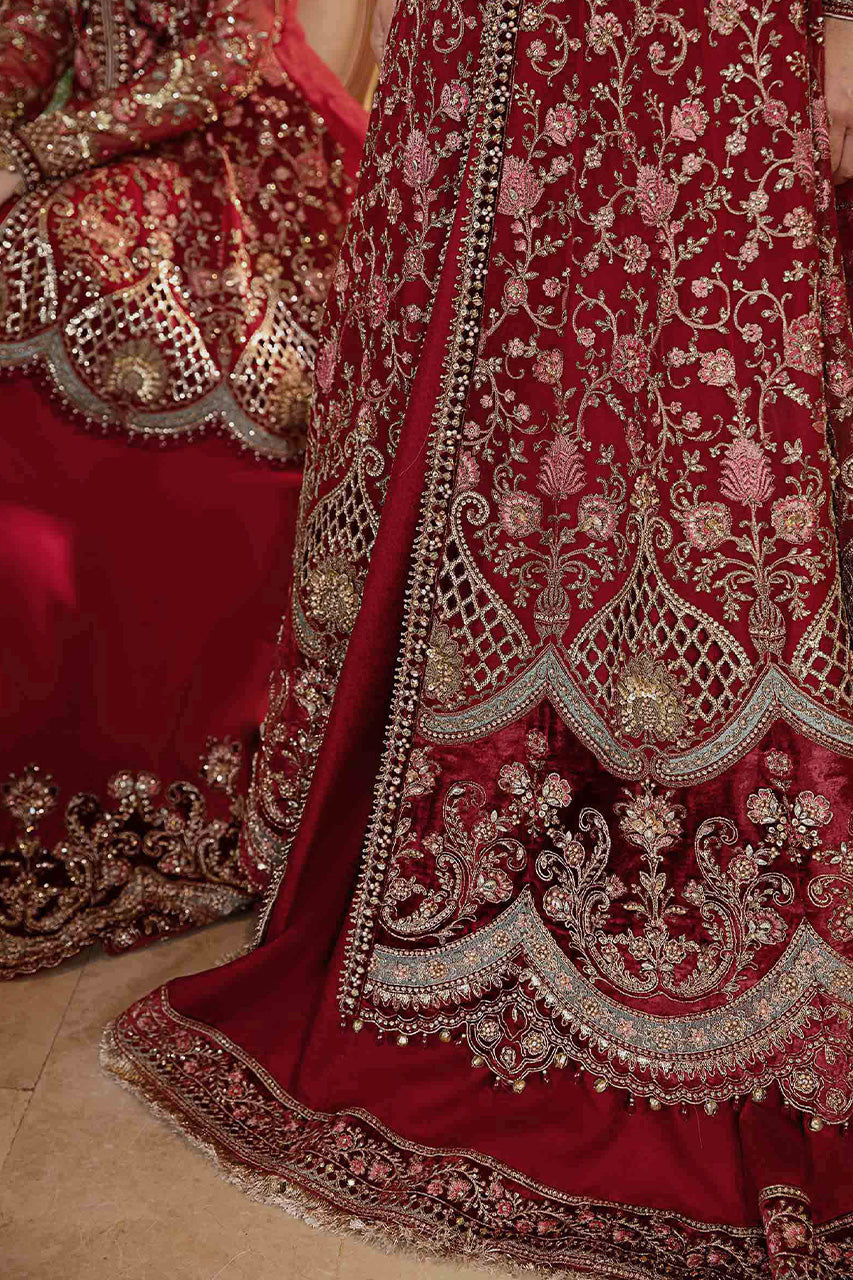 Mbroidered'24-3 Piece Unstitched Embroidered Organza Suit BD-2908