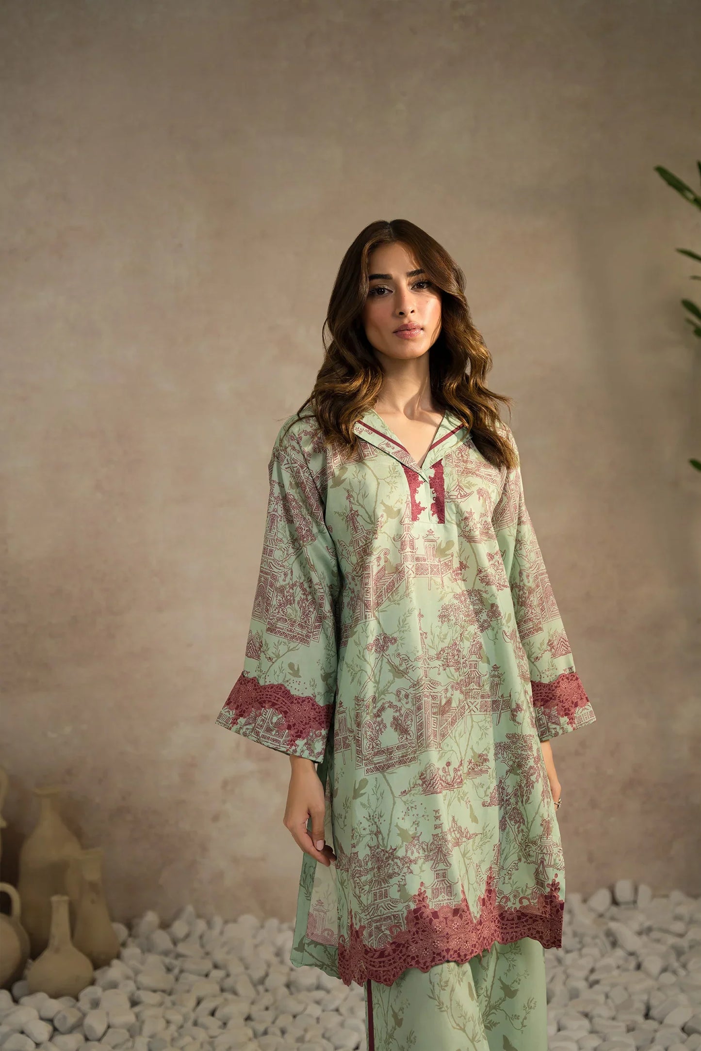Lawn Pret '25- Duchess Matching Set