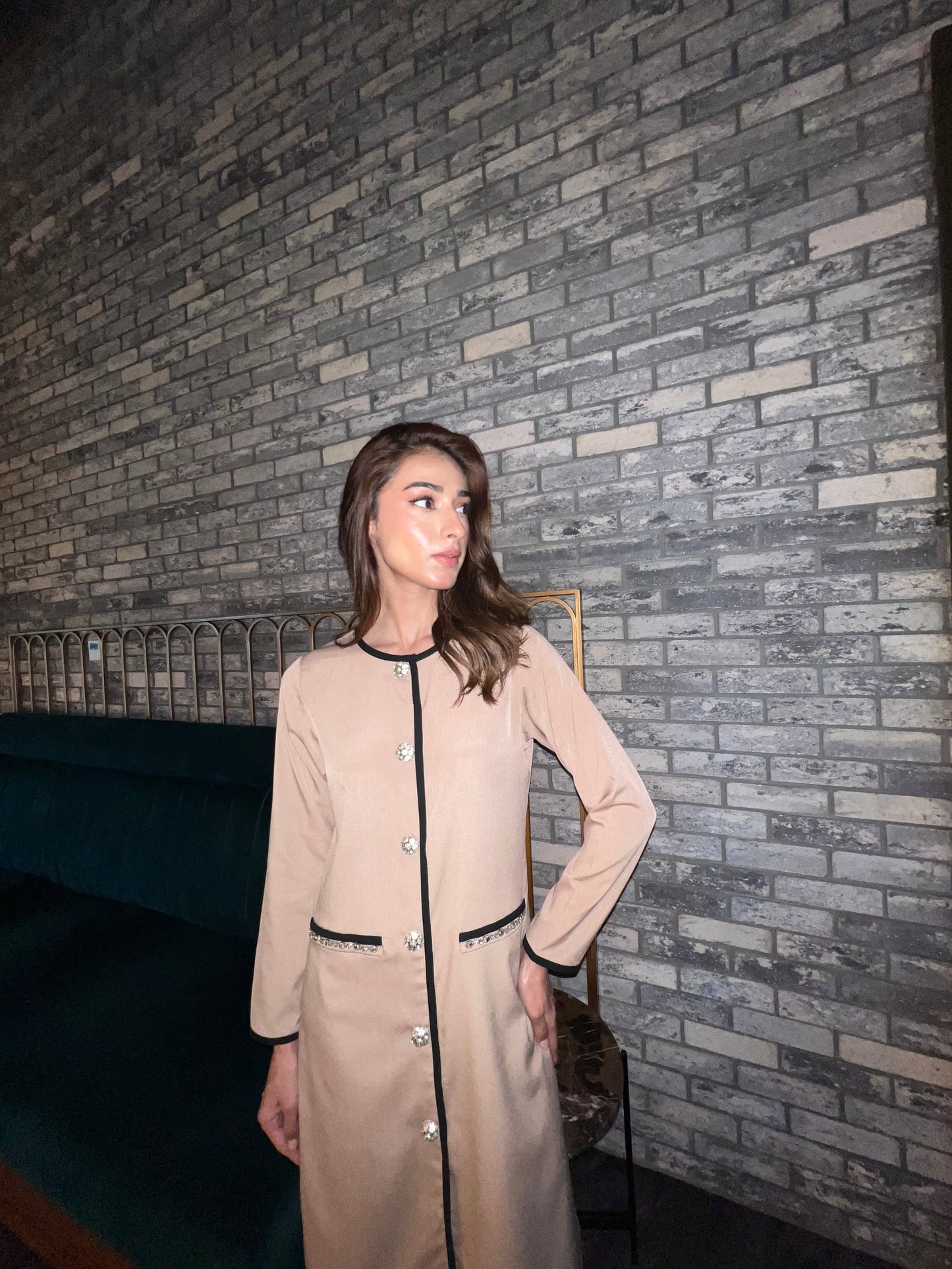 Beige Boucle Set
