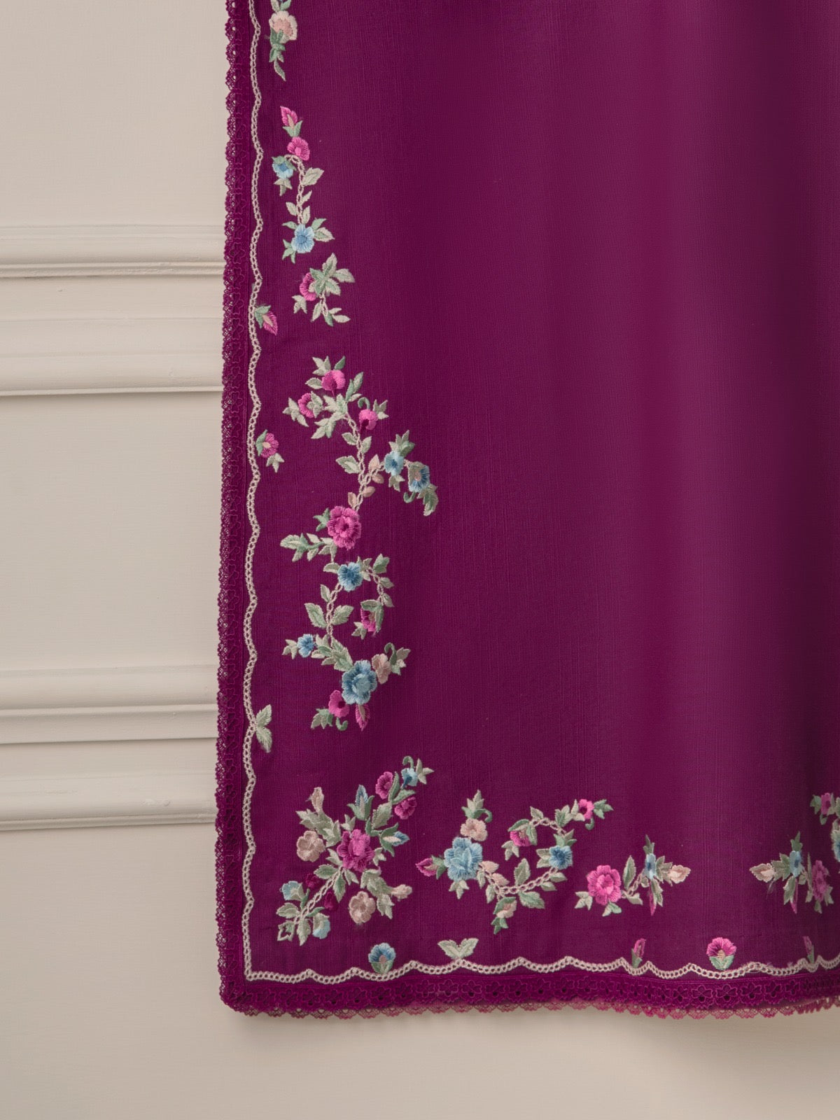 Embroidered Khaddar Shirt S110729