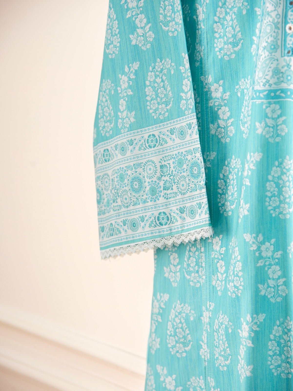 Digital Printed Cambric Shirt S110498