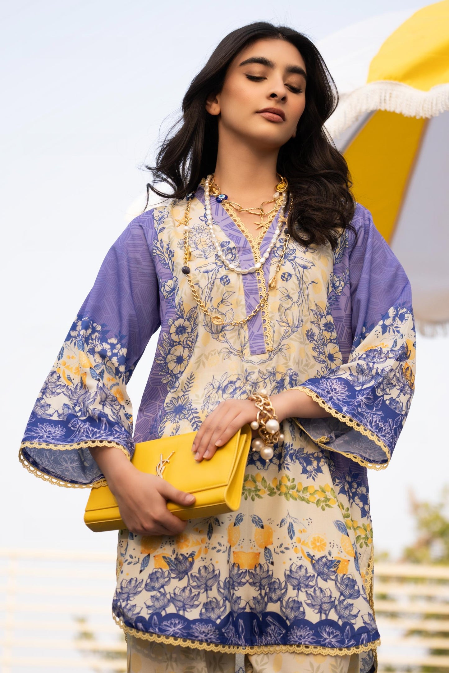 Eid Edit Lawn'25- Santorini Sands