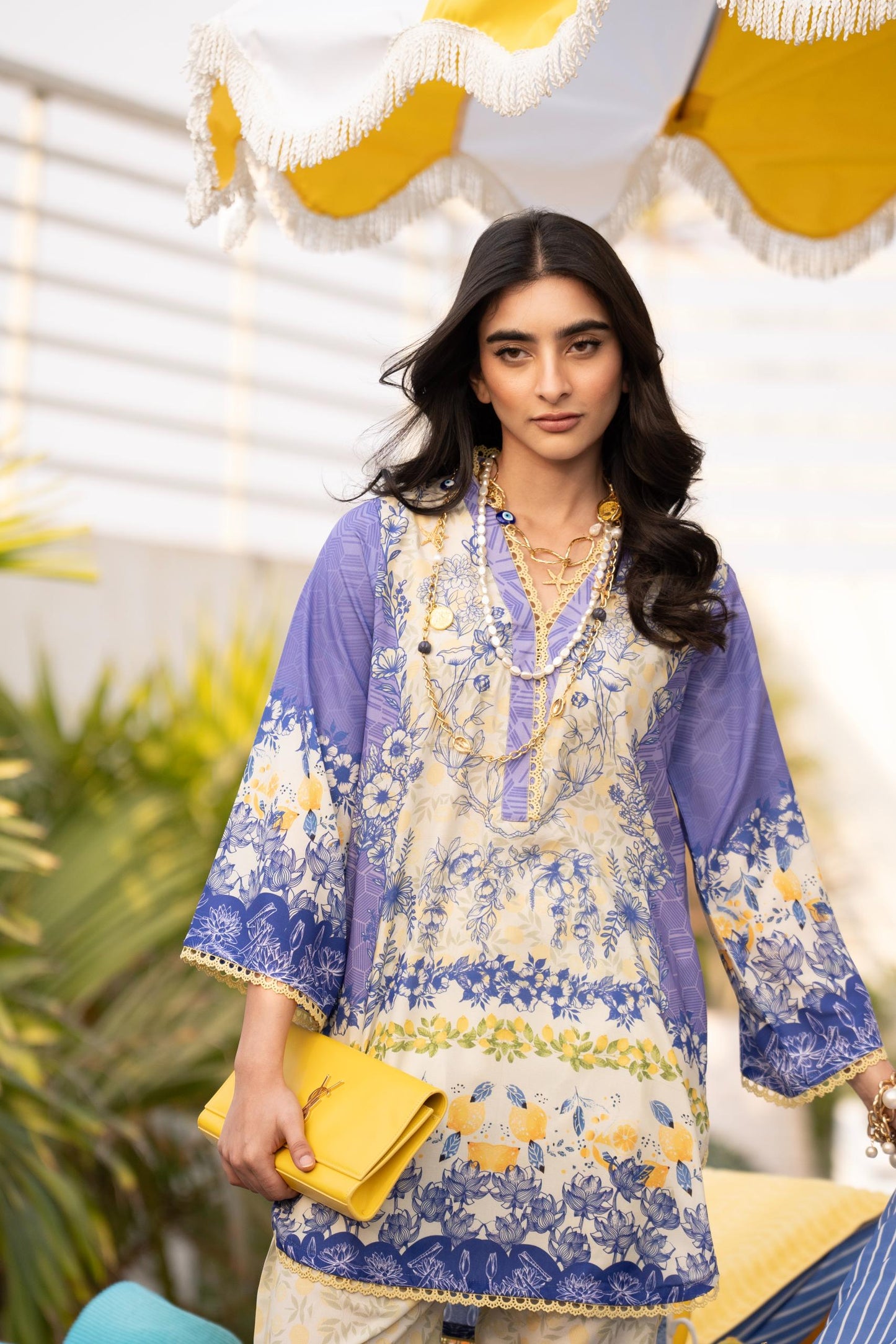 Eid Edit Lawn'25- Santorini Sands