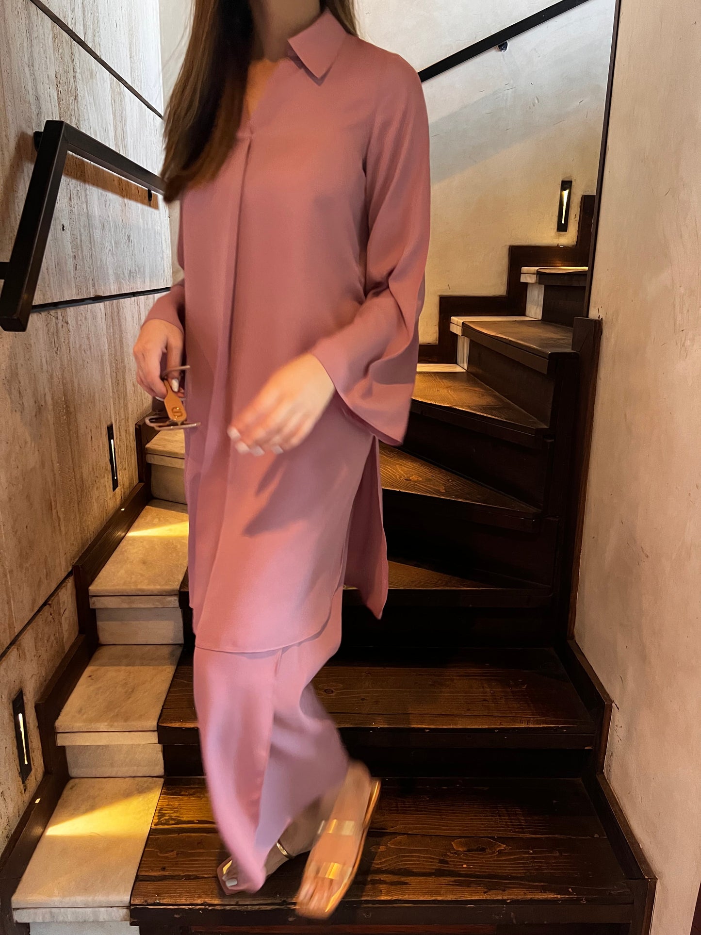 Lavender Oak Tunic with Tulip Pants
