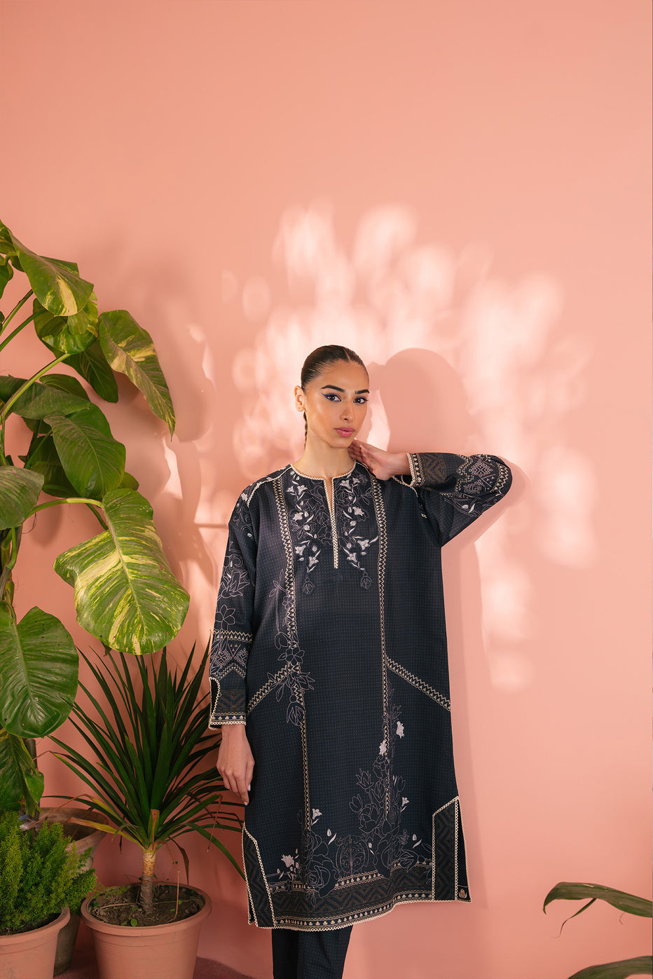 Lawn Pret Ramadan Edit '25 - Midnight Vine Matching Set