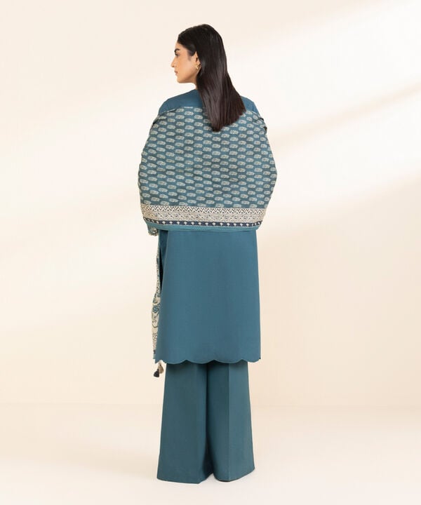 Unstitched Lawn '25 - 3 Piece - Embroidered Lawn Suit - PEDY25V117AT