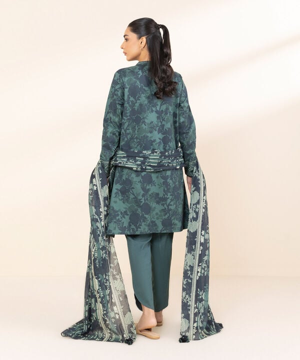 Unstitched Lawn '25 - 3 Piece - Printed Lawn Suit - U3PDY25V18AT