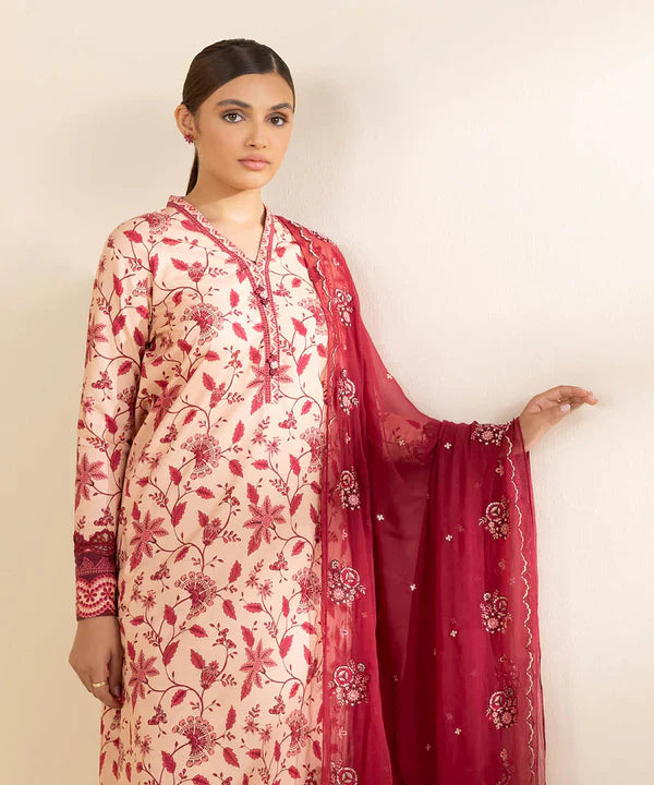 Daily '25-Embroidered Cotton Suit U3PEDY25V012