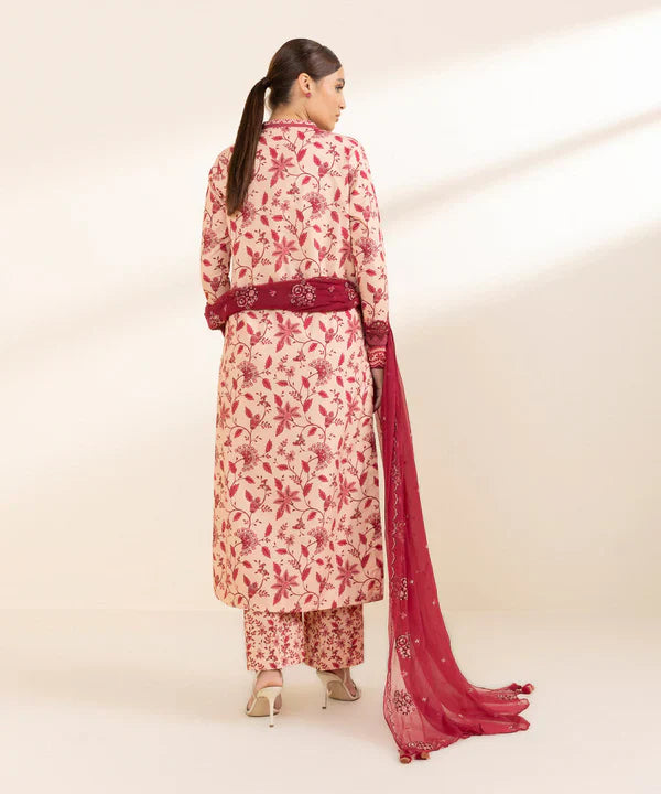 Daily '25-Embroidered Cotton Suit U3PEDY25V012