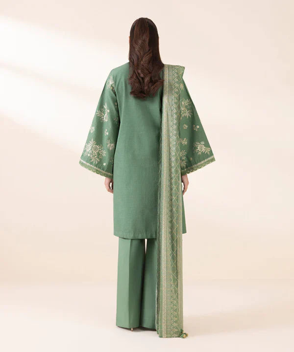 Daily '25- Embroidered Dobby Suit U3PEDY25V017