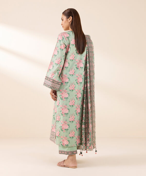 Unstitched Lawn '25 - 3 Piece - Embroidered Lawn Suit - U3PEDY25V135
