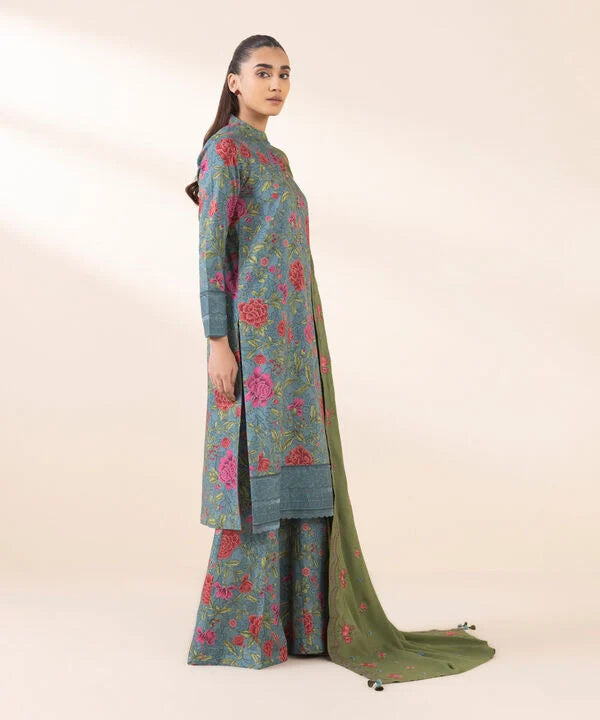 Signature'25-Embroidered Linen Suit U3PESG25V015