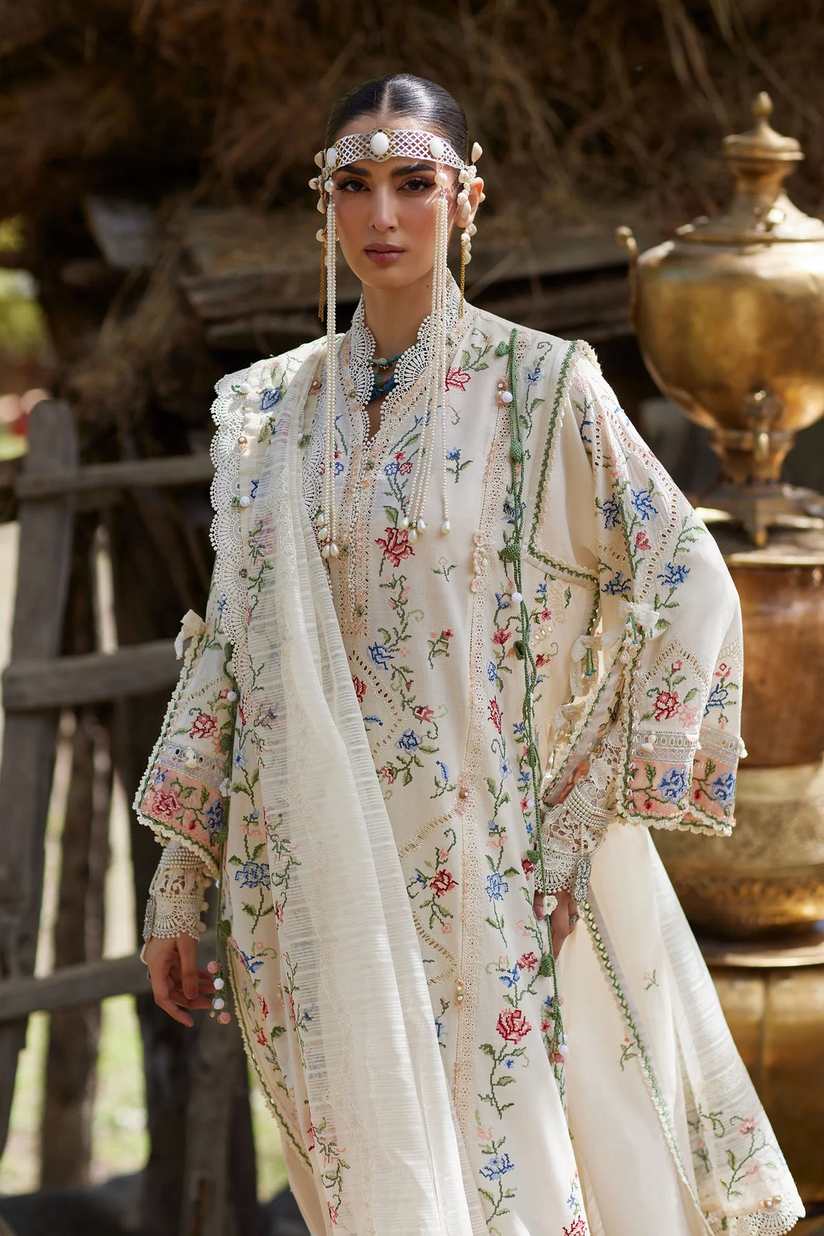 SOZRAAG (EL26-03 B) - 3 Pc - Unstitched