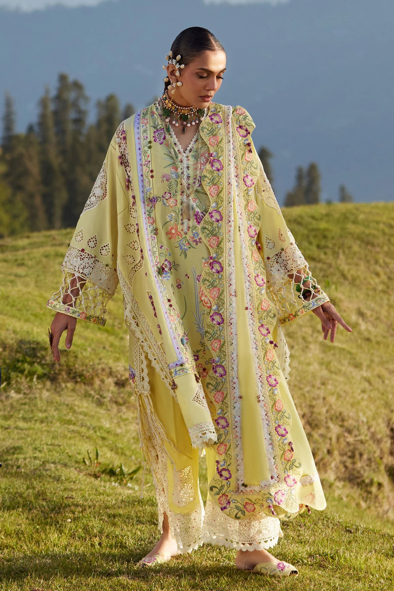 NEELUNE (EL26-05 A) - 3 Pc - Unstitched