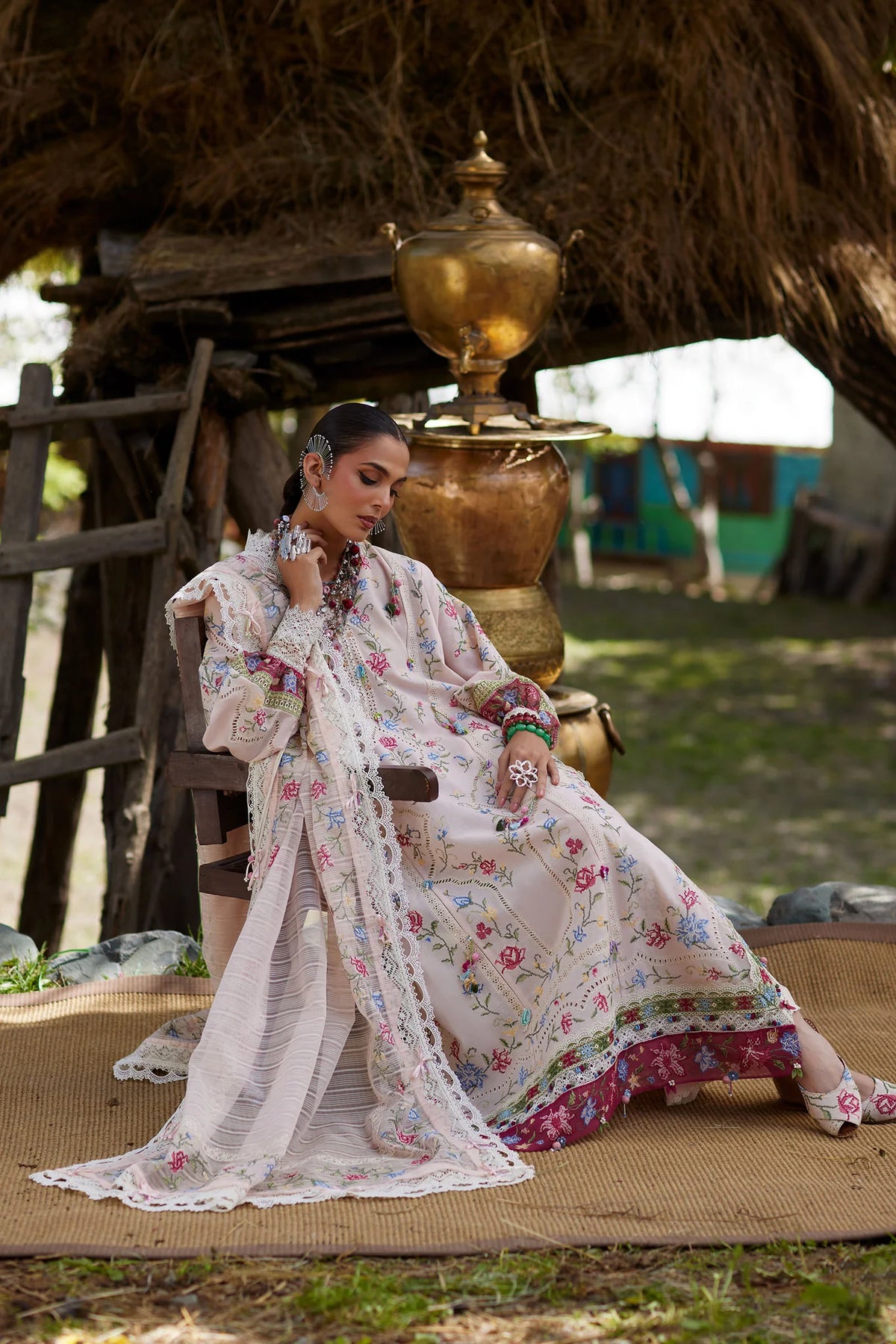 SOZRAAG (EL26-03 A) - 3 Pc - Unstitched