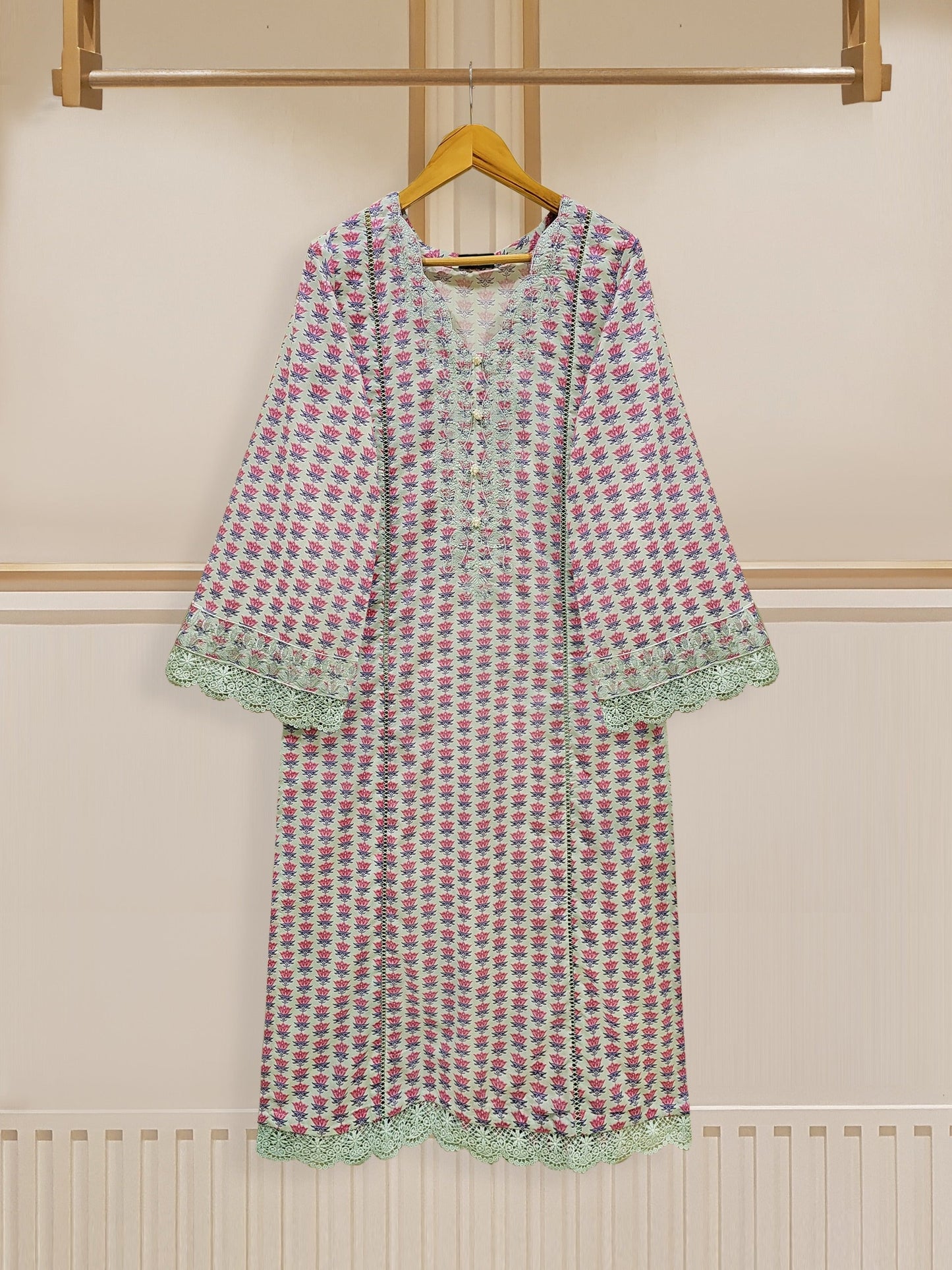2 Piece - Pure Printed Cambric Suit S109666