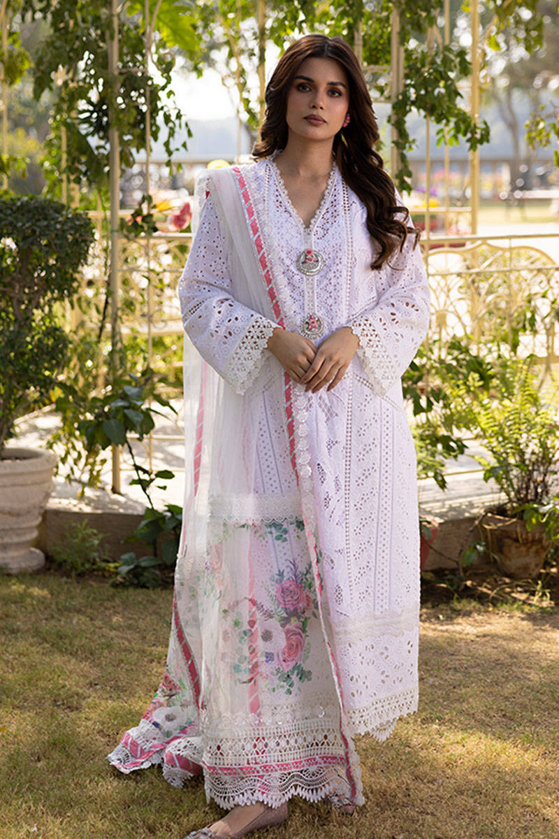 Sunlit Floral Eid Edit'25 - Rose Garden With Dupatta