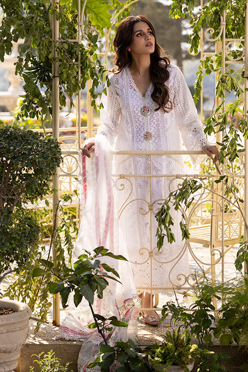 Sunlit Floral Eid Edit'25 - Rose Garden With Dupatta