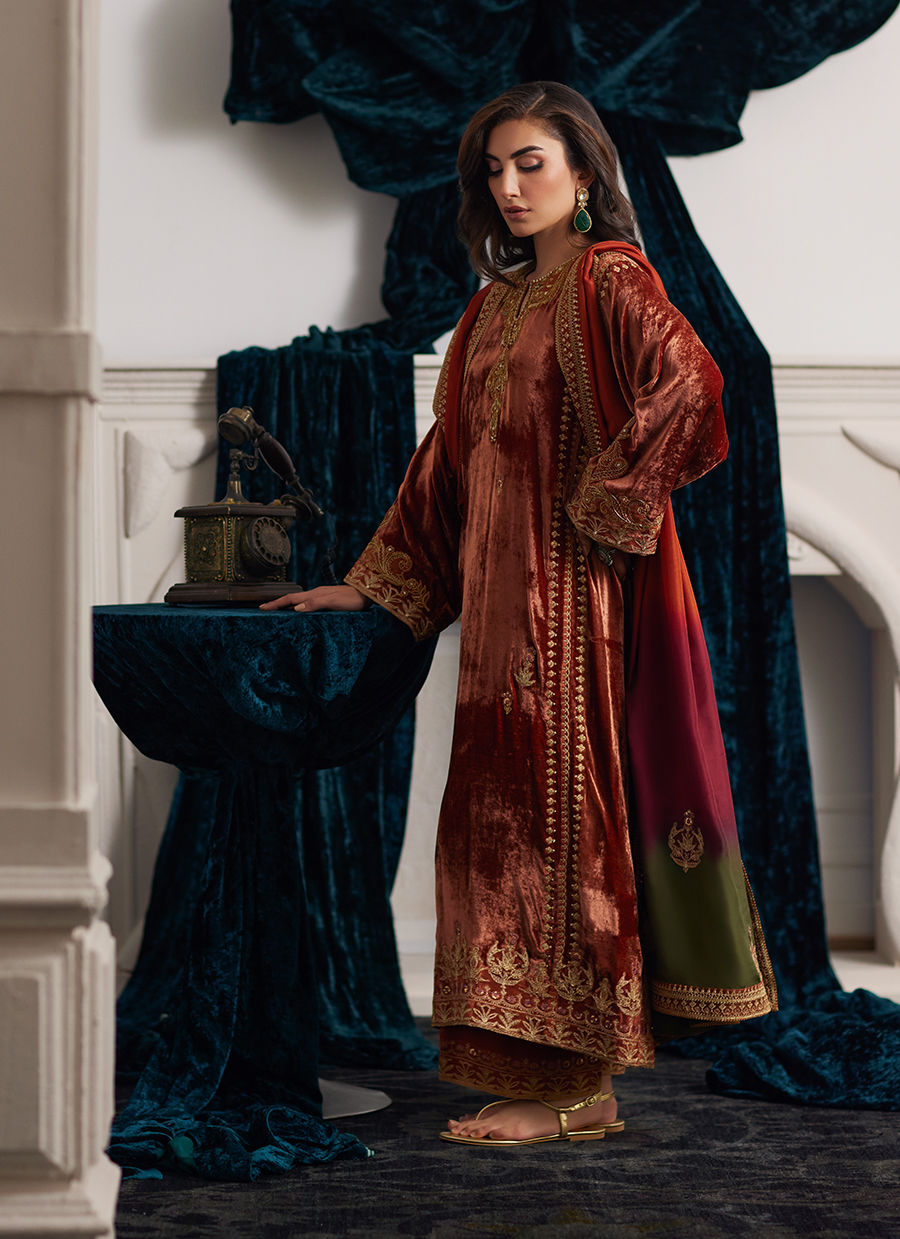 Velvets The Afterparty'24 - Graziela Shirt And Dupatta