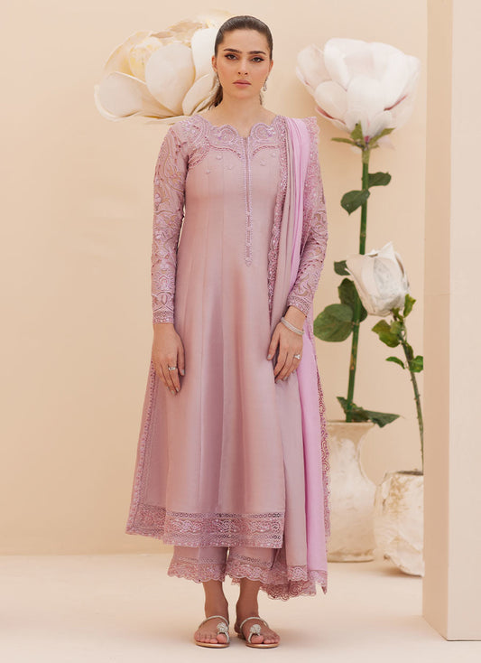 Zaza '25 - Moira Mauve Shirt and Dupatta