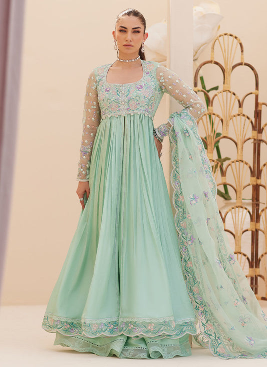 Zaza '25 - Freya Aqua Kalidaar and Dupatta