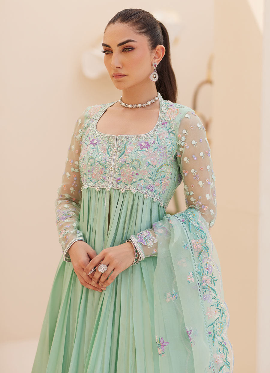 Zaza '25 - Freya Aqua Kalidaar and Dupatta