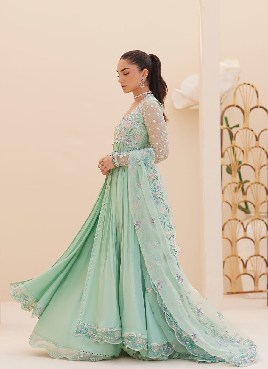 Zaza '25 - Freya Aqua Kalidaar and Dupatta