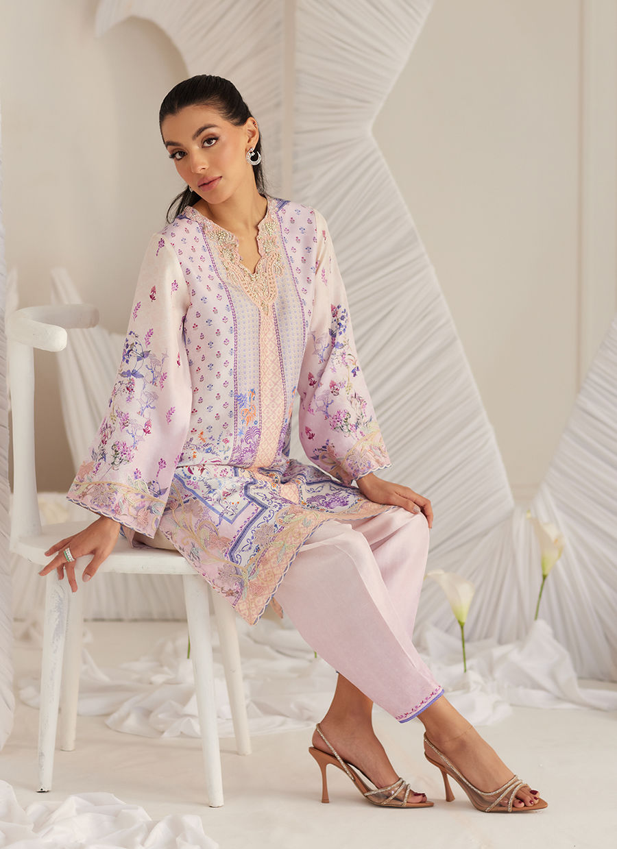 Lea Eid'25-Lara Lilac Shirt