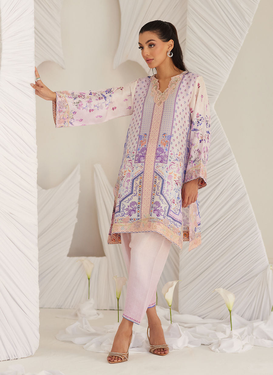 Lea Eid'25-Lara Lilac Shirt
