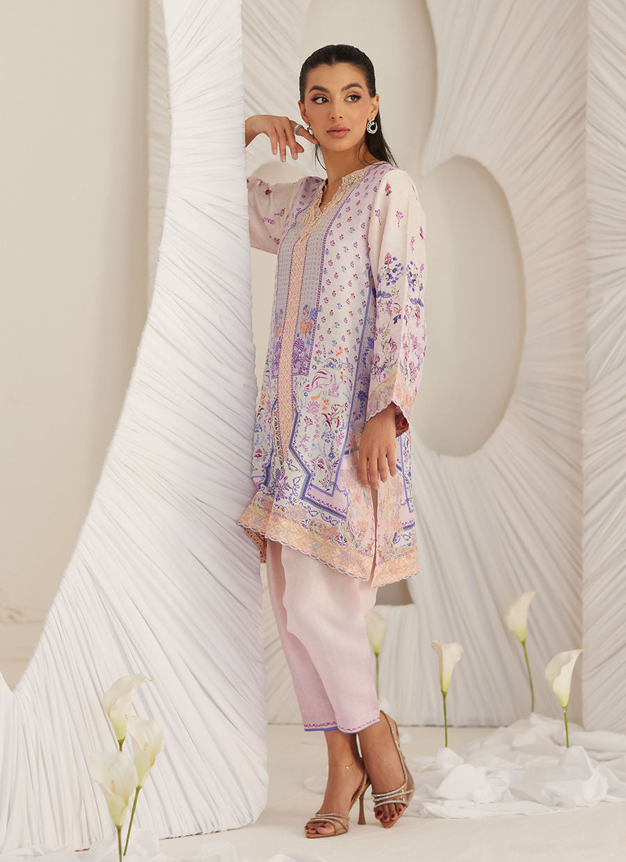 Lea Eid'25-Lara Lilac Shirt