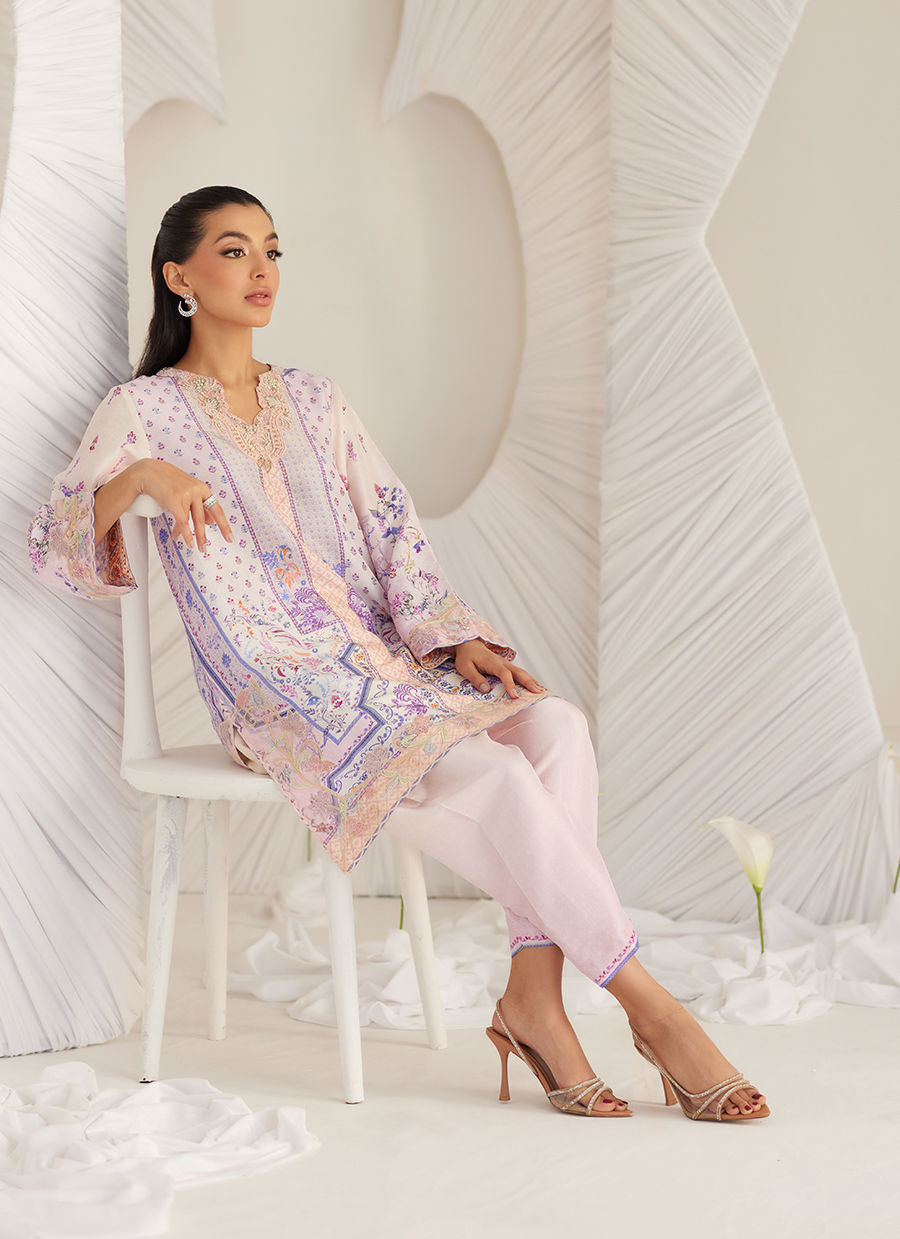 Lea Eid'25-Lara Lilac Shirt