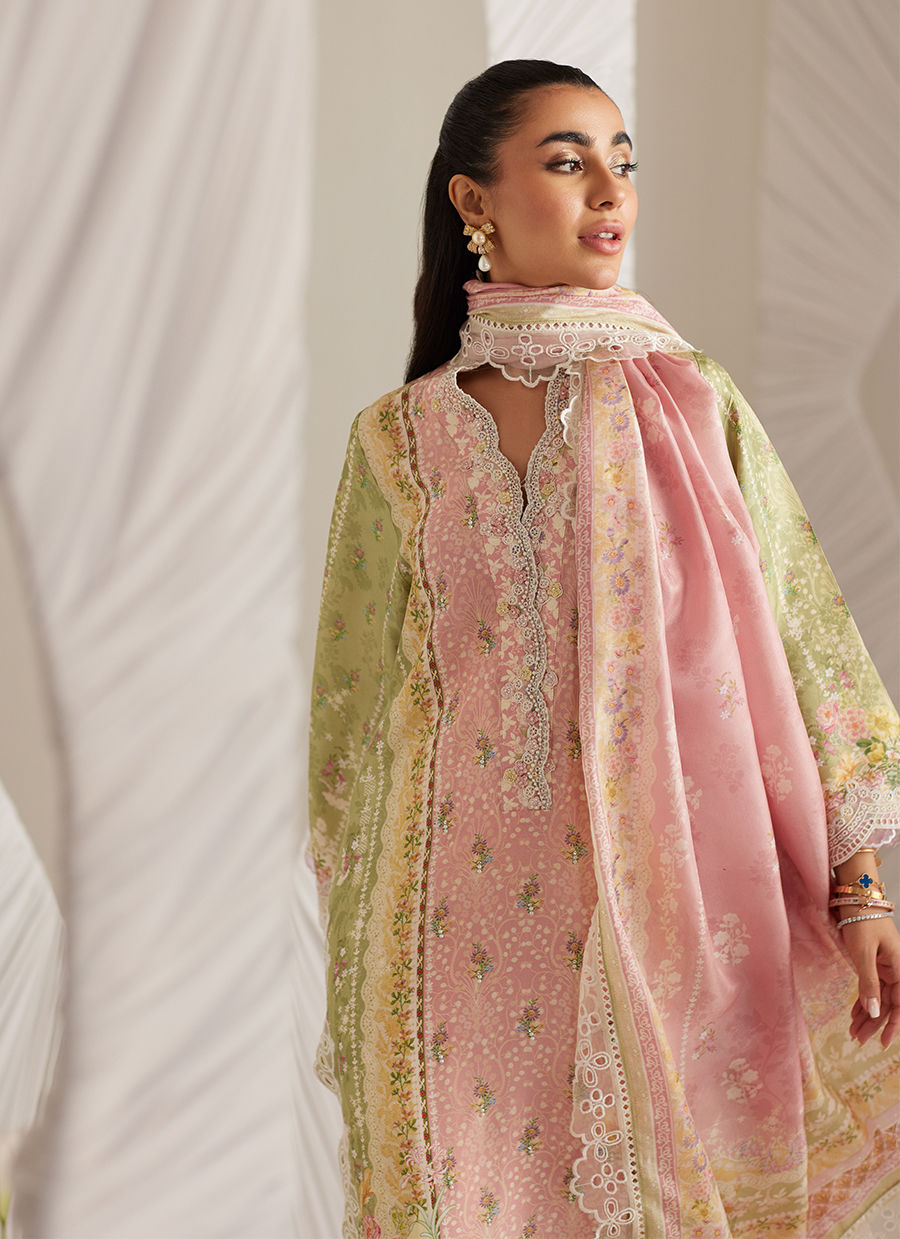 Lea Eid'25-Rosalina Shirt and Dupatta