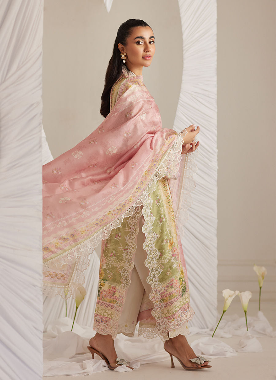 Lea Eid'25-Rosalina Shirt and Dupatta