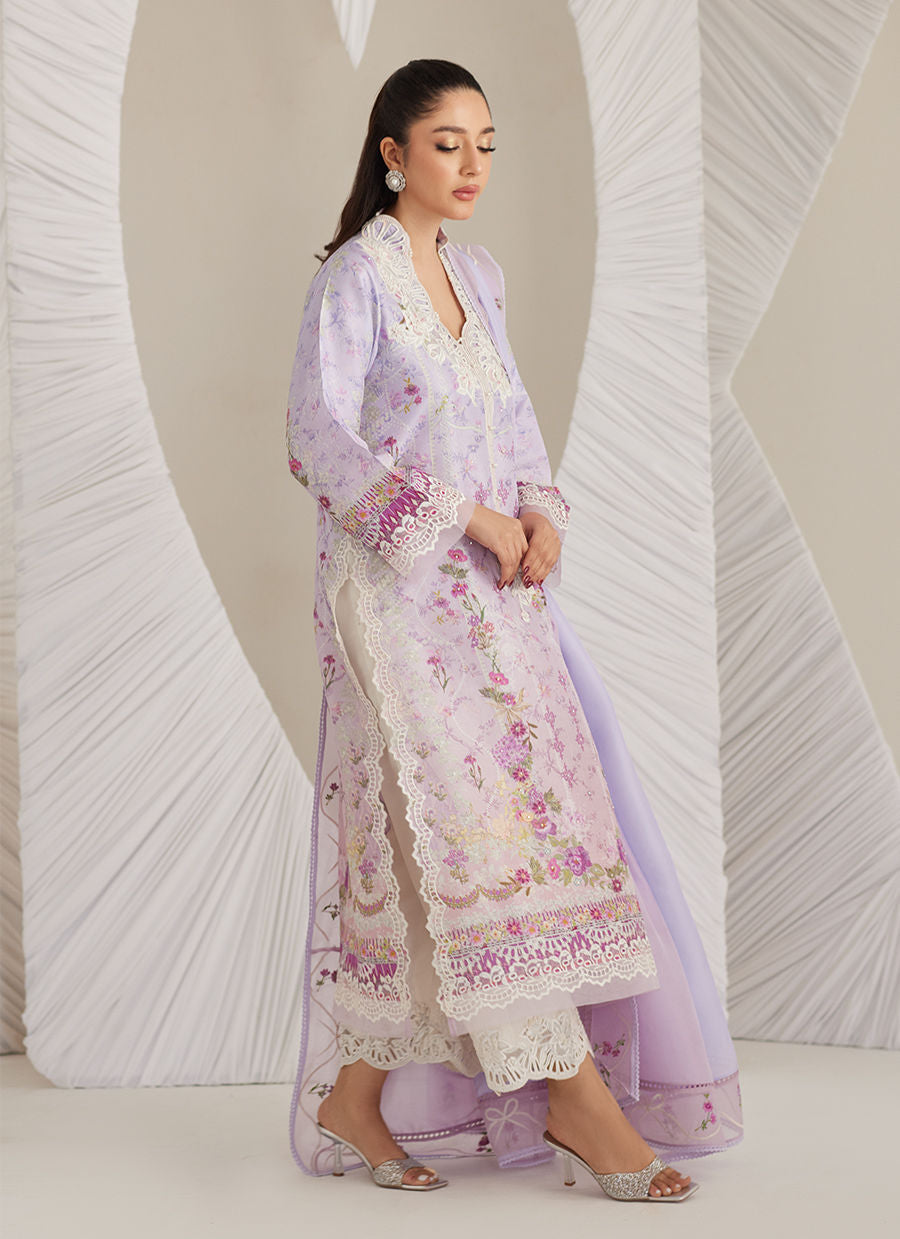 Lea Eid'25- Polina Ombre Shirt and Dupatta
