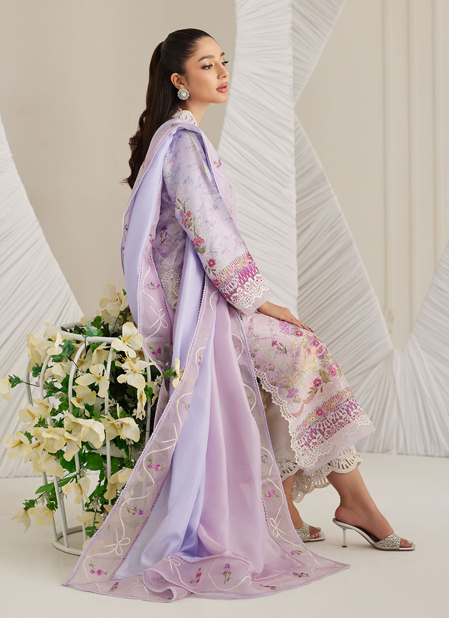 Lea Eid'25- Polina Ombre Shirt and Dupatta
