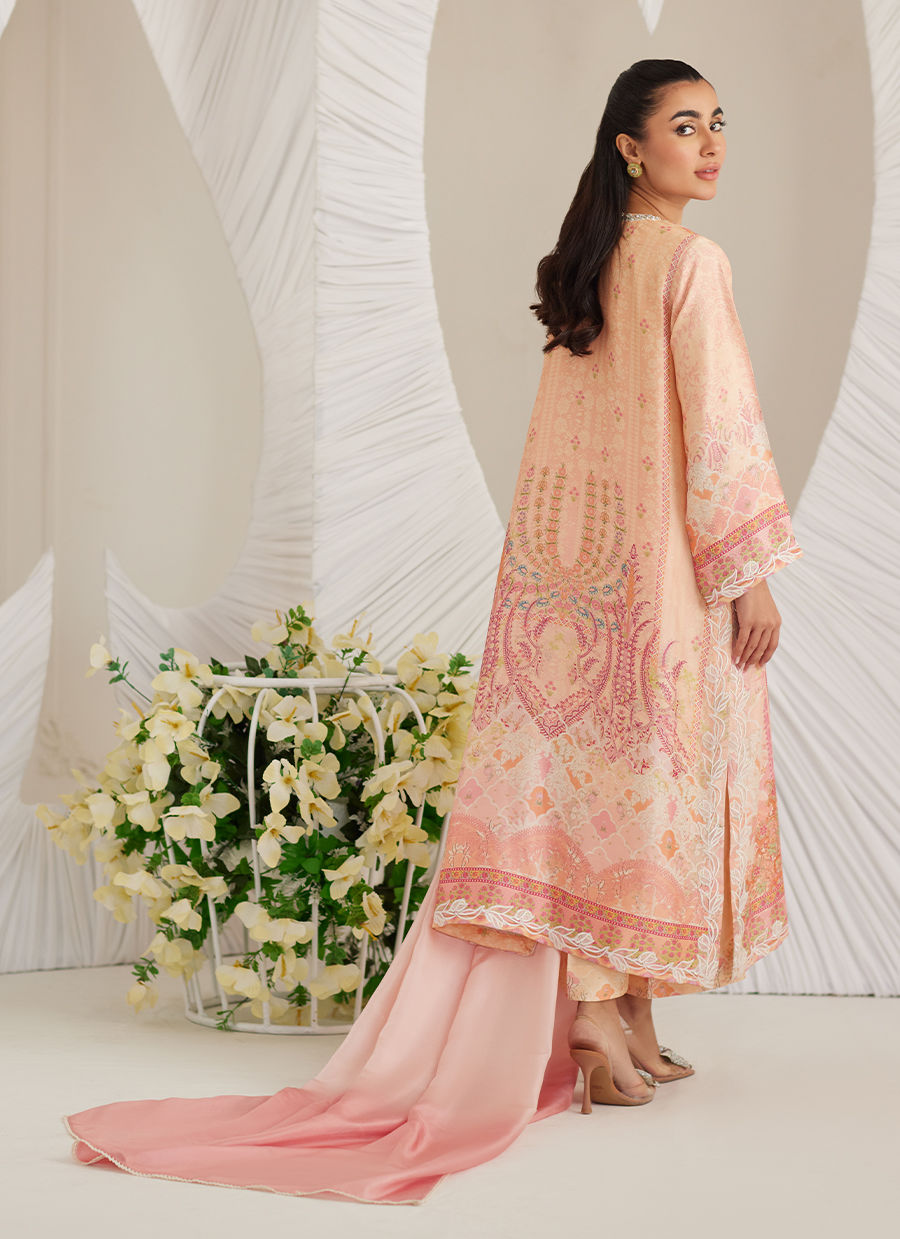 Lea Eid'25-Nerissa Shirt and Dupatta