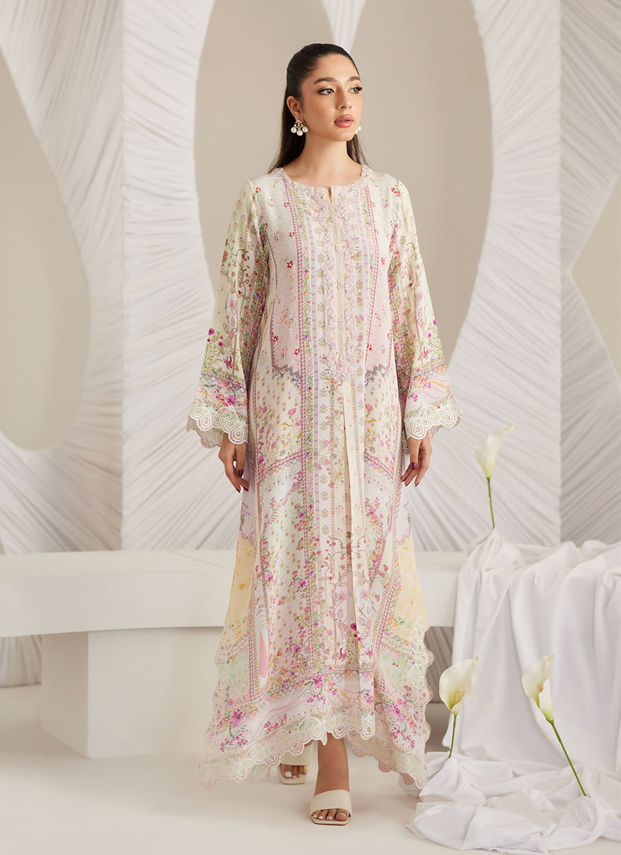 Lea Eid'25-Carlina Crepe Kaftan