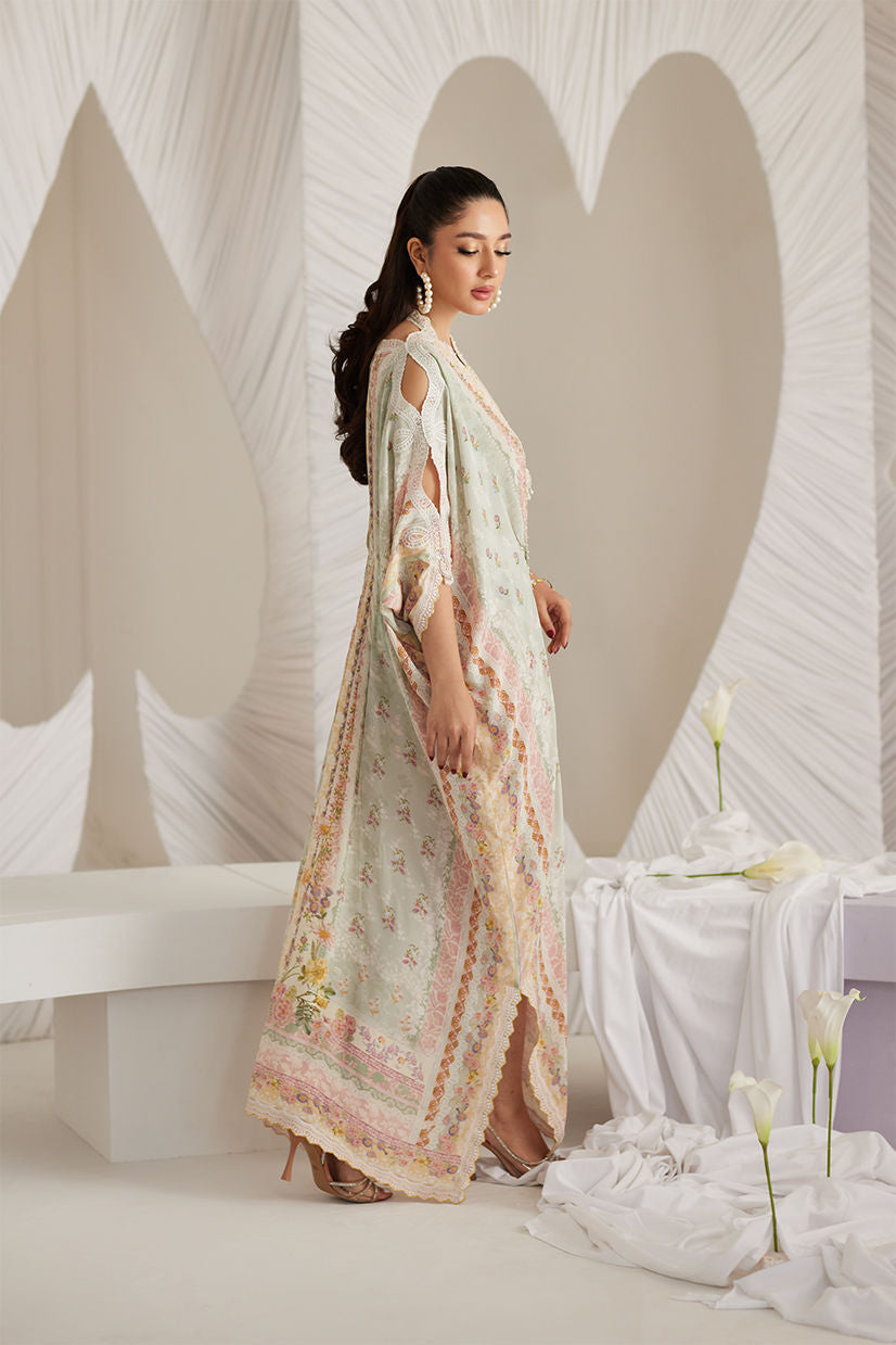 Lea Eid'25- Allegra Mint Kaftan