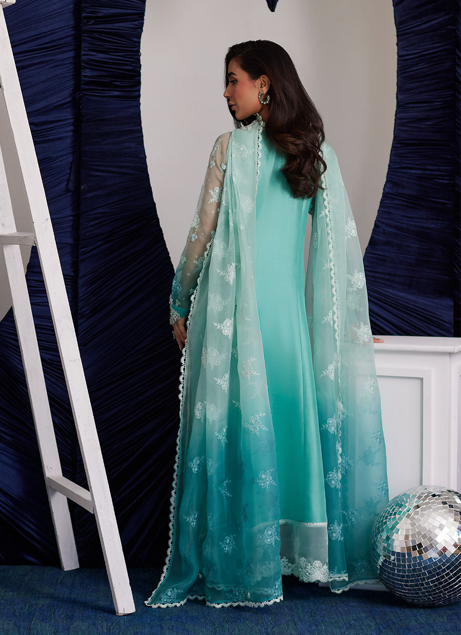 Luna Eid Edit'25 -  Zima Peppermint Kalidaar And Dupatta