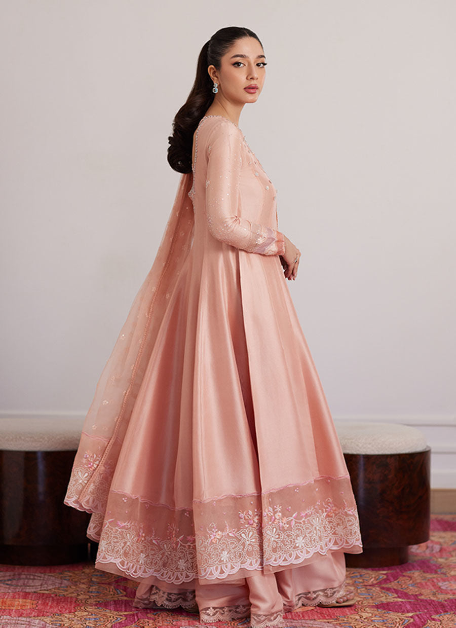 Luna Eid Edit'25 -  Finn Peach Kalidaar And Dupatta