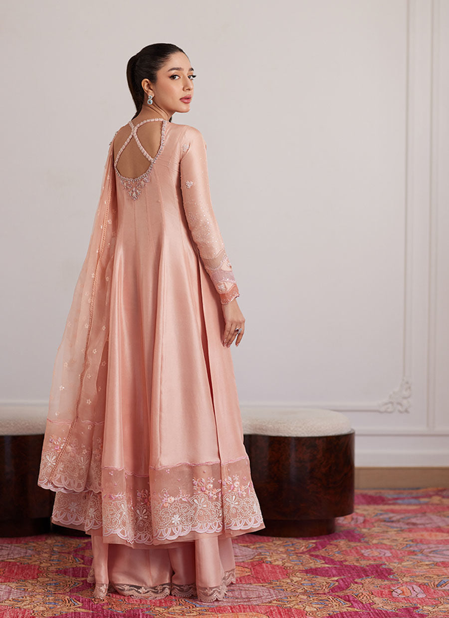 Luna Eid Edit'25 -  Finn Peach Kalidaar And Dupatta